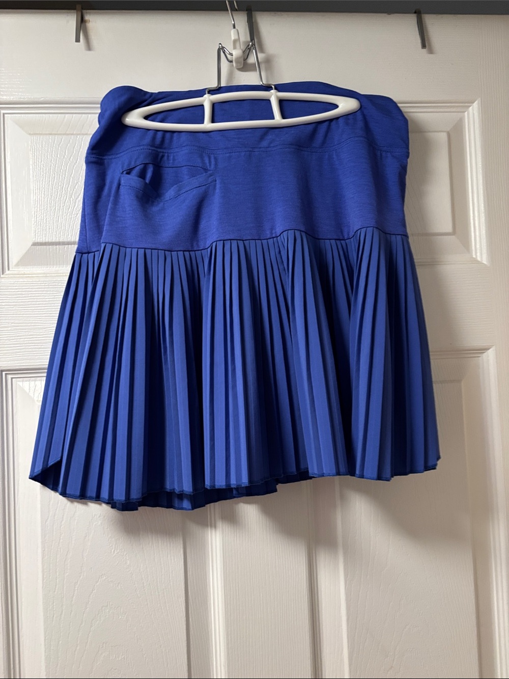 Women's Pleated Golf Skort - Royal Blue